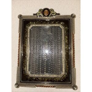 Tizo Enamel And Swarovski Crystals  Photo Frame 4x6  READ